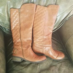 Tall Tan Boots